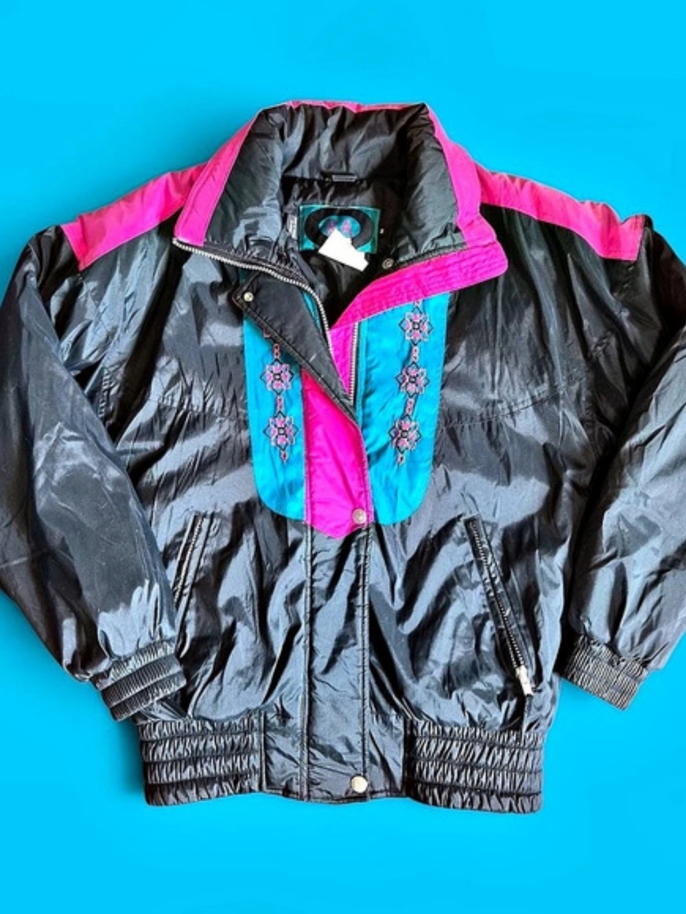 RA Sports Style 94 Color Block Jacket Size Medium